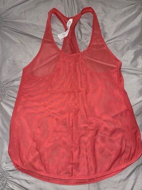 lululemon athletica Coral Pink Racerback Tank Top